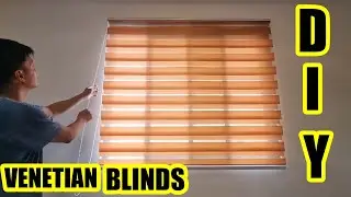 How to install venetian blinds (DIY) #diy #repairing #restoration #venetianblind #viralvideo #blinds