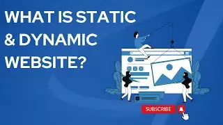 What is static and dynamic website? || by Coding Roman