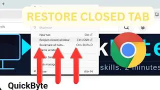 How To Restore a Closed Tab in Chrome [Guide]