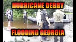 Hurricane Debby Floods Richmond Hill Georgia 4 days after the Storm passes through the area.