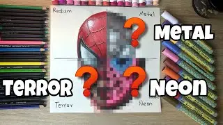 What would SPIDERMAN look like in 4 STYLES? The most EPIC Drawing 🤩