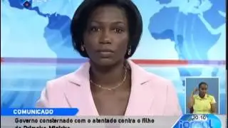 Governo consternado com o atentado contra o filho do Primeiro ministro