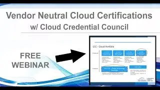 Vendor Neutral Cloud Certifications