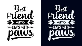 How To Create Typography T Shirt Design in Illustrator - Create SVG Cut File Designs
