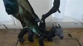 Wings of Fire - Darkstalker art doll posing