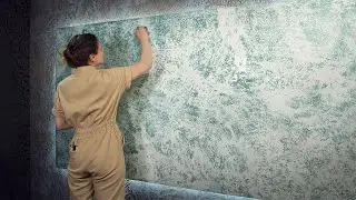 GROTTO or MAP OF THE WORLD with your own hands! Stone wall decor! DIY repair.