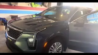 Distinctive looks of a 2024 Cadillac XT4 versus Toyota Highlander