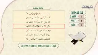 Fatiha suresi - Cübbeli ahmet hoca