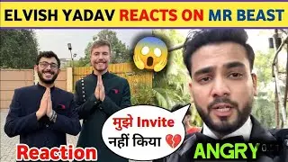 @MrBeast Did NOT Invited Elvish yadav 😱 Elvish Yadav Reacts On Mr beast meatup @ElvishYadavVlogs