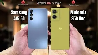 Samsung a15 vs Motorola S50 Neo  Full comparison ⚡Which one is Best