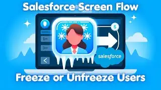 Screen Flow To Freeze or Unfreeze Users In Salesforce
