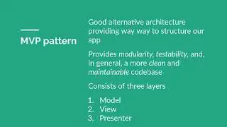 Android Application Development using Kotlin - 10 || MVP pattern introduction