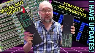 UPDATES! The dead hardcards might work and a big XTRAMTEST improvement