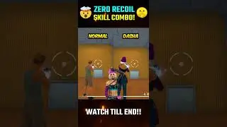 The Secret No Recoil Skill Combination 🤫 in Garena Freefire 