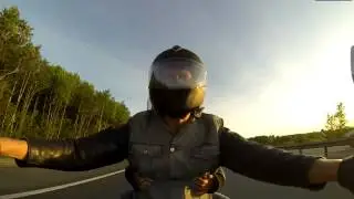 Тест GoPro Hero 3 на мотоцикле 3