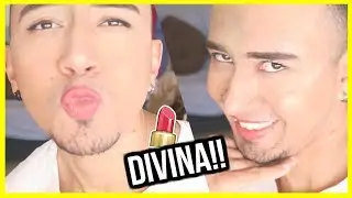 MAQUILLANDO A MI NOVIO POR PRIMERA VEZ!