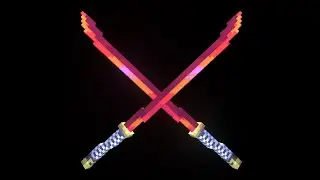 Minecraft 3D Weapons Showcase: Dual Vengeance Blades