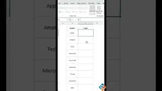 🖼️ Import Logos from the Web using IMAGE and CONCAT Functions in Excel