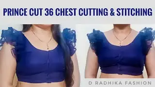 How is Prince cut blouse measured PrincesCut Blouse cutting and stitching 