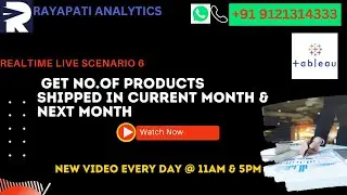 Learn How to get No.of products shipped in current month & next month in Tableau | Date Calculations