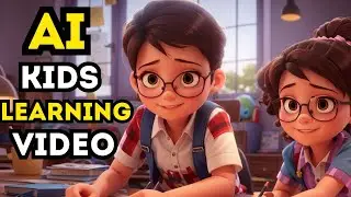 Create Kids Education Channel With Cartoon Stories Using AI | Kids Animation Video