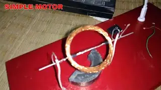 HOW TO MAKE A SIMPLE MOTOR | #MODEL | AT HOME EASILY | BY SAYAN