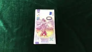 Супер новинка! Набор банкнот 0 евро ЧМ по футболу 2022 года в Катаре.