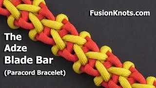How to Make the Adze Blade Bar, Paracord Bracelet by TIAT
