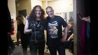 Ricardo Iorio visiting his friends from Reinará la Tempestad.