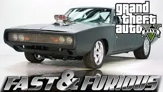 GTA 5; Custom Car Build; Fast and Furious Dodge Charger;   Declasse Vigero