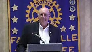 Jerry Mansfield at Rotary