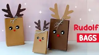 Christmas gift bag - How to make a paper bag
