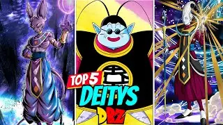 Top 5 Deities in Dragon Ball