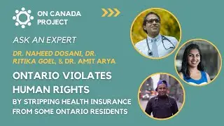 Ontario Violates People’s Human Rights by Stripping Health Insurance from Some Ontario Residents