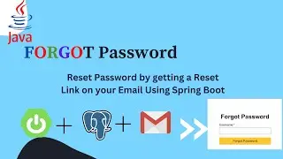 How to implement Forgot Password functionality using Spring Boot Java Thymeleaf
