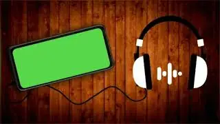 mobile phone with headphone green screen effect | green screen video | kinemaster | mobile headphone