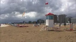 Пляжи Римини, Италия. Август 2016 год.