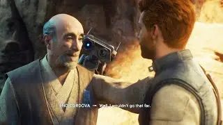 Cal Kestis Meets Master Eno Cordova For The First Time Scene - Star Wars Jedi Survivor 2023