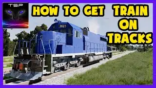 HOW TO easily get train on tracks / rails in BeamNG .drive [2022]
