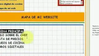 Paso # 30 Como hacer un mapa para mi website