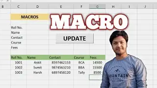 Macro in MS excel #macro