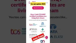 Tcs nqt june exam last date. #tcsnqt2023 #lastdatetoapply #engineering @EngineeringMadeEasy