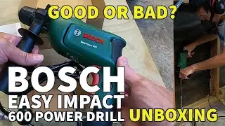 Bosch Easy Impact 600w Hammer Power Drill - Unbox and Test