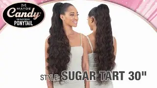 Mayde Candy drawstring ponytail - Sugar Tart 30