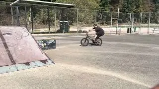 Nose press fakie