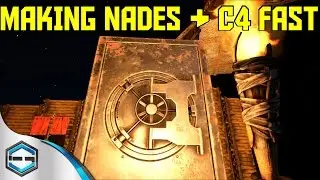 Ark Survival Evolved Making Nades & C4 Fast Ep.37