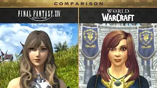 (2025) Final Fantasy XIV VS World of Warcraft 🔥 Gameplay DIRECT Comparison