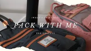 Pack with me for college | what’s in my bag | seventeen london backpack 🎒+ GIVEAWAY🎉