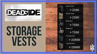 STORAGE VESTS REVIEW - DEADSIDE - EARLY ACCESS - GAMEPLAY