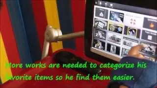2014 Demonstration - Tobii DynaVox T10 🎤♬💜🎤(Speech Generating Device)
